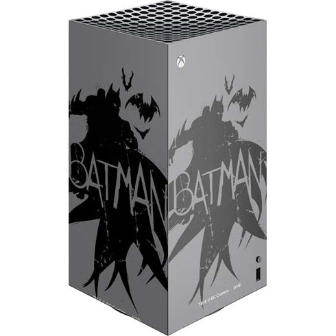 DC Comics Batman Silhouette Art XBox Series X Digital Edition Console Skin